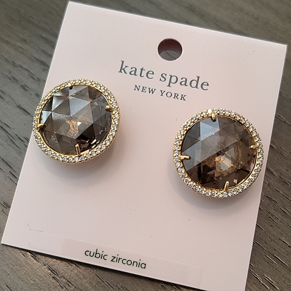kate spade Jewelry - NEW Kate Spade She Has Spark Earrings in Goldquartz